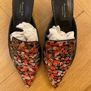 Massimo Dutti Limited Edition Leather Mules